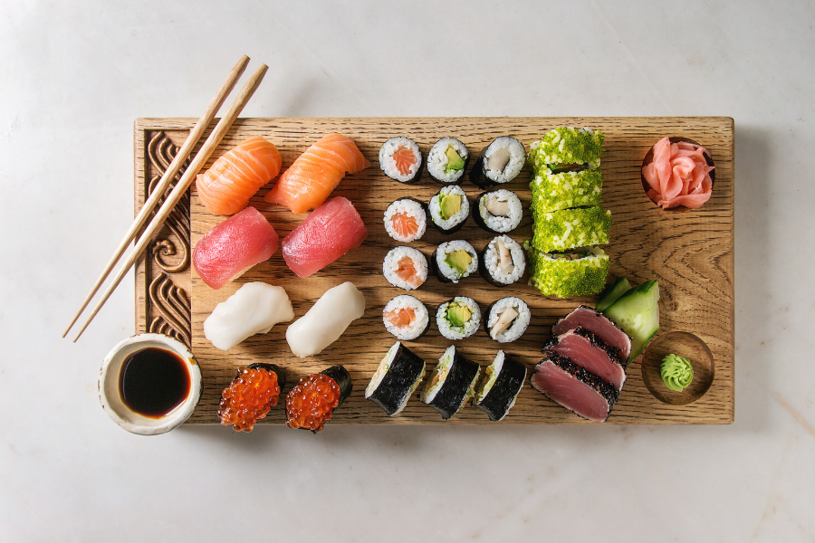 Low FODMAP Sushi Platter
